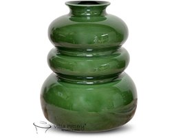 Vaas - Villa Pottery - Decoratie - Woondecoratie - Keramiek - Waterdicht - Bolla Vie 1_3 Green