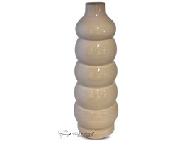 Vaas - Villa Pottery - Decoratie - Woondecoratie - Vogelvaas - Keramiek - Waterdicht - Sweden 3_4 Cream