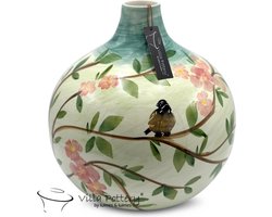 Vaas - Villa Pottery - Keramiek - Decoratie - Woondecoratie - Blossom 1_3 Green