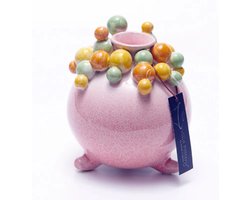 Vaas - Villa Pottery - Woondecoratie - Decoratie - Voorjaar - Porselein - Waterdicht - Piccadilly 1_2 Pink