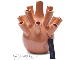 Vaas - Villa Pottery - Woondecoratie - Keramiek - Decoratie - Voorjaarscollectie - Waterdicht - Pinokkio 1_2 Orange