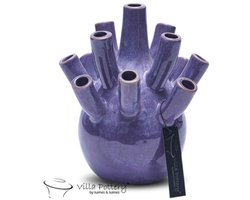 Vaas - Villa Pottery - Woondecoratie - Keramiek - Decoratie - Voorjaarscollectie - Waterdicht - Pinokkio 1_2 Purple
