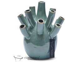 Vaas - Villa Pottery - Woondecoratie - Keramiek - Decoratie - Voorjaarscollectie - Waterdicht - Pinokkio 1_3 Green