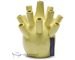 Vaas - Villa Pottery - Woondecoratie - Keramiek - Decoratie - Voorjaarscollectie - Waterdicht - Pinokkio 1_3 Yellow