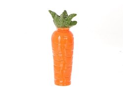 Vaas Wortel h19cm aardewerk oranje