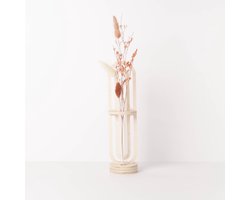 Vaasjeshouder met Standaard - Duurzaam Hout - Homedeco