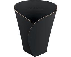 Vacavaliente - Studio Opbergmand Medium - Gerecycled Leer - Zwart