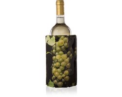 Vacu Vin Active Cooler Wijnkoeler Druivenprint – Flexibele Wijnkoeler – Koelt in 5 Minuten – Herbruikbaar