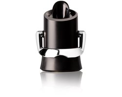 Vacu Vin Champagne Saver & Server – Champagne Stopper met Schenktuit – Houdt Bubbels Langer Vers – Zwart