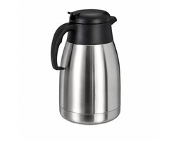 Vacuum Koffiekan 1,5 Liter – RVS Thermoskan Dubbelwandig met Kopercoating – 304 RVS Binnenzijde & 201 RVS Buitenzijde