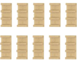 Vacuumpomp vleugelpomp zelfaanzuigende schoepenpomp voor benzine diesel oliepomp explosievrije tankpomp onderdelen brandstofpomp hogedruk transferpomp waterpump (10pcs gelb)