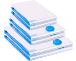 Vacuümzakken voor kleding 15 stuks 3XL+4L+4M+4S Opbergzakken voor op reis Dikke herbruikbare vacuümzakken voor kleding, dekbedden, beddengoed, kussens, wollen dekens en gordijnen.