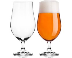 VacuVin - Bierglazen Speciaal Bier - Op Voet - Set van 2 - Vaatwasserbestendig - 38 cl