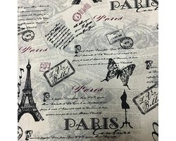 Vaessen Creative Fabric printed cotton 50x70cm "la vie est