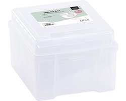 Vaessen Creative Opbergbox – 21 x 18,5 x 14 cm – Incl. 6 Cassettes