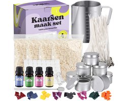 VAIVE DIY Kaarsen Maken Set - Kaarsenhouder - Geurkaars - Kaars - Voor Volwassenen & Kinderen