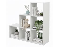 Vakkenkast - 97,5 x 97,5 x 29 cm - wit