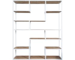 Vakkenkast Huub Wit 175 x 145 cm - Roomdivider