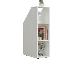 Vakkenkast schuine wand zolder slaapkamer open - legplanken - opbergkast geschikt voor onder schuine wand en dak