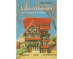 Vakwerkhuisjes voor decoratie modelbouw