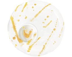 Val Pottery Foolish eierdop D14cm gele spot