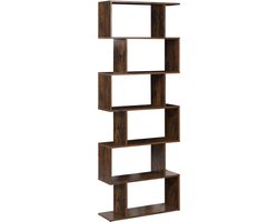 VALDOSA - Boekenkast - Donkere houtkleur - Spaanplaat
