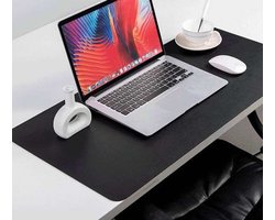 ValeDelucs XL Muismat Bureau Onderlegger - Bureau Deskmat Organizer Mousepad Accessoires - Muis en Toetsenbord Pad - Desktop Computer Bureaumat - Geschikt als Gaming Muismat - Antislip mat - 90 x 45cm - Zwart