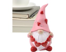 Valentijn kabouters, Valentijn kabouters decoraties, Hars Valentijnsdag Standbeeld Paar Beeldje, Valentijnsdag Decor Kabouters, Valentijnsbeeldje voor kinderen, familie, vrienden, woonkamer,