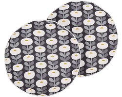 VALSORDA - Tuinkussen set van 2 - Lichtgrijs - 40 cm - Polyester