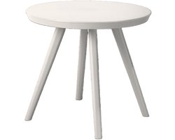 van der Meulen kindertafel kunststof pastel taupe rond 50,5cm speelgoed.