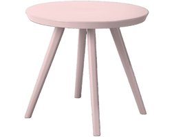van der Meulen kindertafel kunststof roze pastel Ø50,5cm speeltafel.
