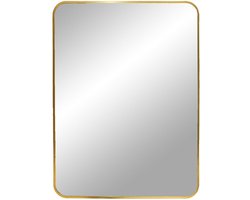 Van Dijk | spiegel | messing | aluminium en glas | 50x70 cm | spiegel | wandspiegel | tuinspiegel | wandspiegel industrieel | woonkamer spiegel | Wood Selections