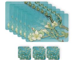 Van Gogh Amandelbloesem Placemat Onderzetter Pakket