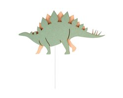 Van Tjalle en Jasper - Dino Wandlamp Stegosaurus - Hout