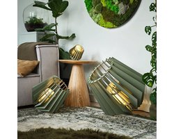 van Tjalle en Jasper - Spot-nik - Vloerlamp - Gekleurd MDF Mint Groen - Nederlands product - Bouwpakket - Fitting E27