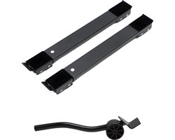 VanDijck Meubelrollers - Wasmachine Verhoger - Verstelbaar 45-72 cm - Max 300 kg - met Meubellifter