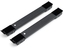 VanDijck Uitschuifbare Meubelroller - 2-delig - Uitschuifbaar van 45 cm tot 72 cm - Draagkracht 300 kg - Wasmachine verhoger - Meubelrollers - Meubelverplaatser