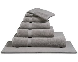 Vandijkck: 3 stuks douchelakens 68x127cm RANGER TOWELS | Staalgrijs