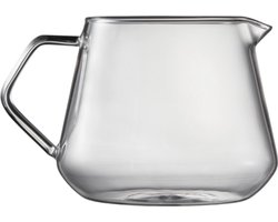 Varia FLO glazen kan - handgeblazen serveerkan van borosilicaatglas - 600 ml
