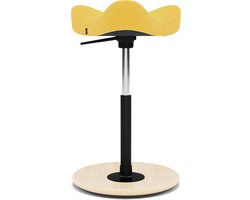 Varier Stokke Move zadelkruk, geel - ergonomisch