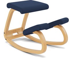 Varier Stokke Variable balans kniestoel Blauw/Lichtbruin Tonal