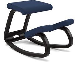 Varier Stokke Variable Balans kniestoel Blauw/Zwart Tonal