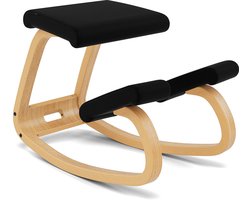 Varier Stokke Variable balans kniestoel Zwart/Lichtbruin Tonal