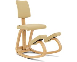 Varier Variable Plus Balansstoel Geel/Lichtbruin Tonal