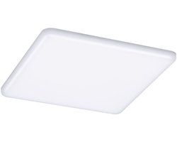 VariFit LED-inbouwpaneel Veluna IP44 hoekig 185x185mm 17,5W 1500lm 4000K Satijn