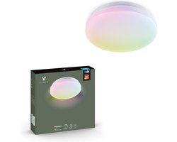 Varin® Smart Plafondlamp LED - Ø 21cm - Witte lamp - Tuya Smart app - WiFi - Google Home - Amazon Alexa - Plafonniere - Ganglamp - Plafond lamp hal - WC lamp - Verlichting kinderkamer - Babykamer - Toilet - Ceiling light - Plafoniere - Plafondlampen
