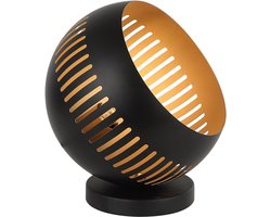 Various Globe Tafellamp – Industrieel & Modern – Zwart – Ø 25 cm – E27
