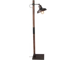 Various Max Vloerlamp - 1-lichts - Zwart - Hout, Metaal