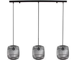 Various Woven Hanglamp - 3 lichts - Grijs - Nature - Natuurlijk & stijlvol