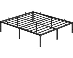 VASAGLE - Bed - Metalen Bed - 160 x 200 cm - Met Opbergruimte Onder Bed